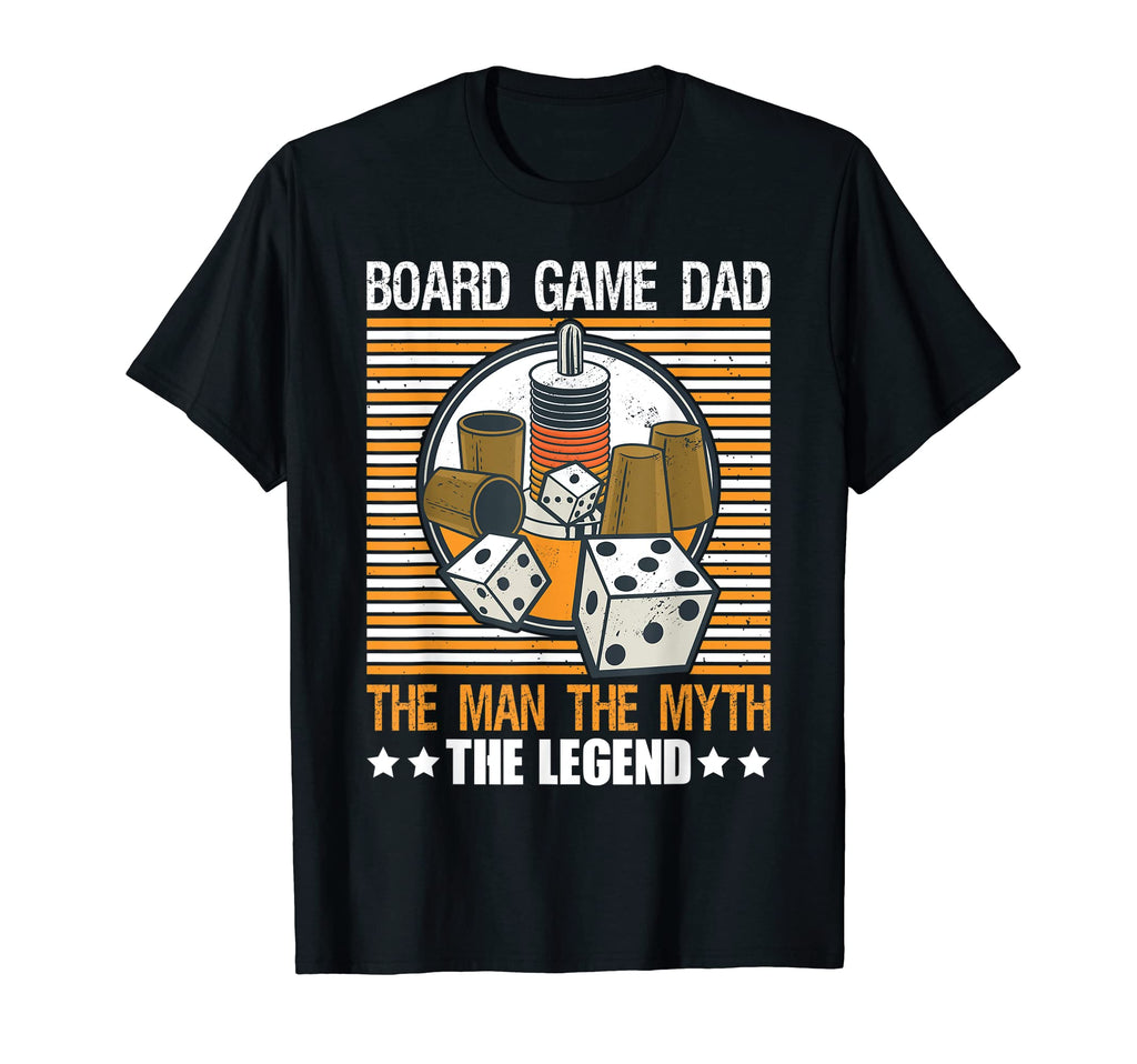 Board Game Dad Game Night Dad T-Shirt - Casual Everyday Wear Men Women - T-Shirt, Sweatshirt, Hoodie