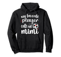 My Favorite Soccer Player Calls Me Mimi Hoodie - Minimalist Print Unisex - T-Shirt, Sweatshirt, Hoodie