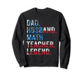 Funny Dad Husband Math Teacher Sweatshirt - Minimalist Print Men Women - T-Shirt, Sweatshirt, Hoodie