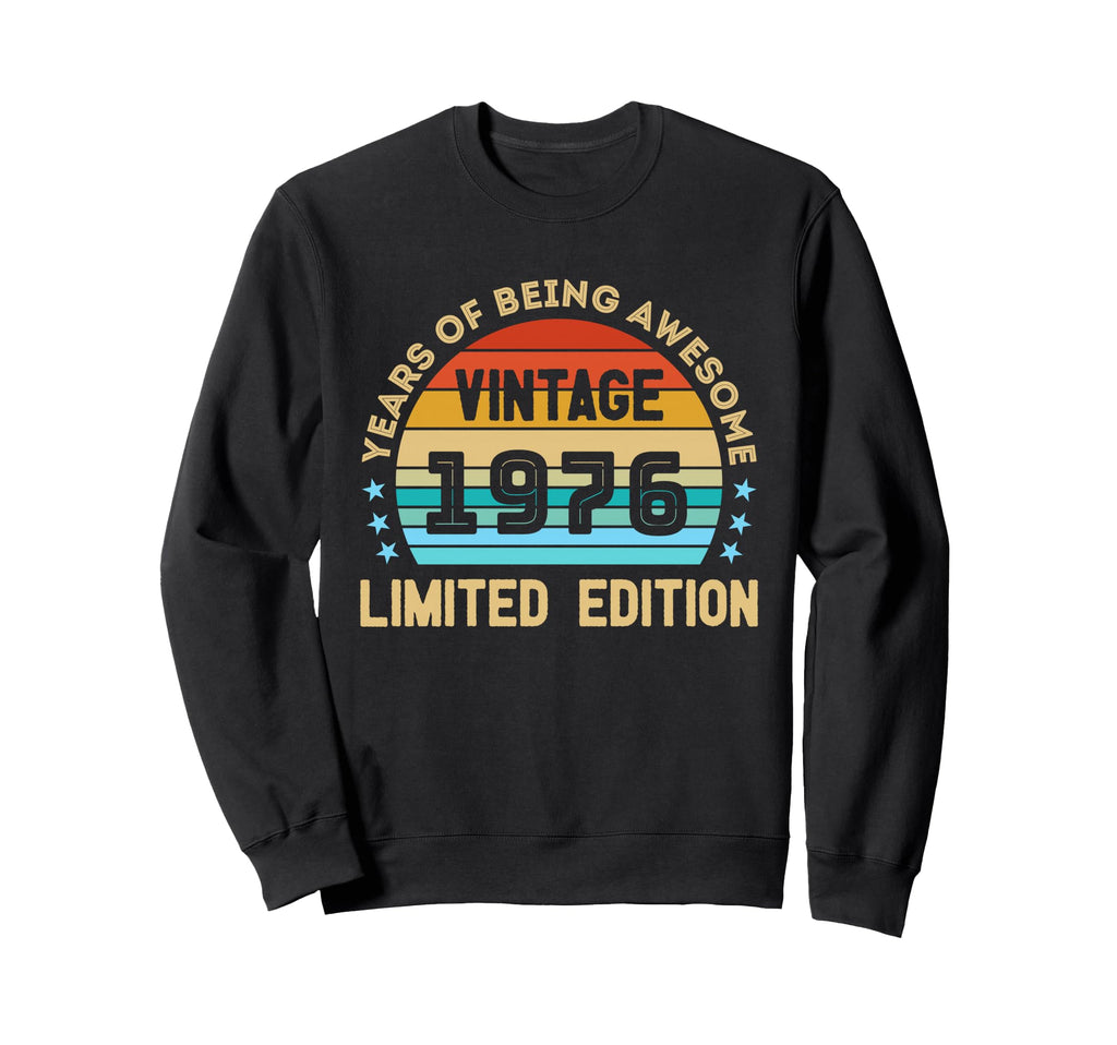 1976 T Shirts 50Th Birthday Gifts Sweatshirt - Aesthetic Graphic for Adults - T-Shirt, Sweatshirt, Hoodie