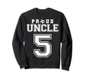 Number 5 Custom Proud Soccer Sweatshirt - Casual Everyday Wear Men Women - T-Shirt, Sweatshirt, Hoodie