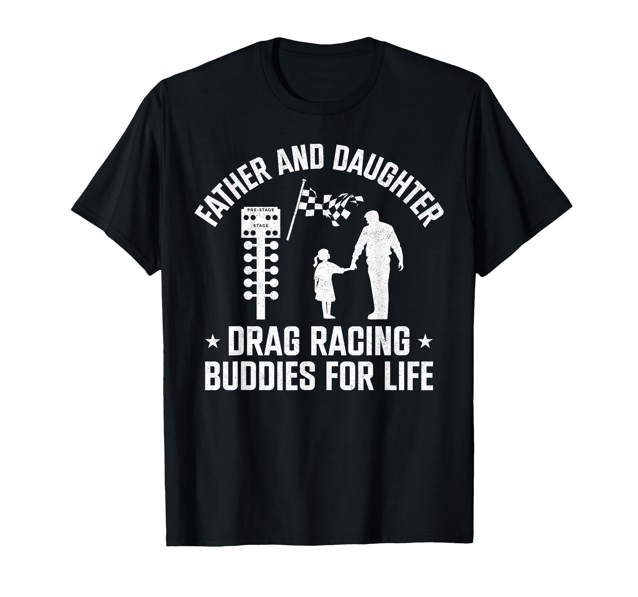 Drag Racing Race Car Dad Daughter T-Shirt - Custom Art Print Men Women - T-Shirt, Sweatshirt, Hoodie