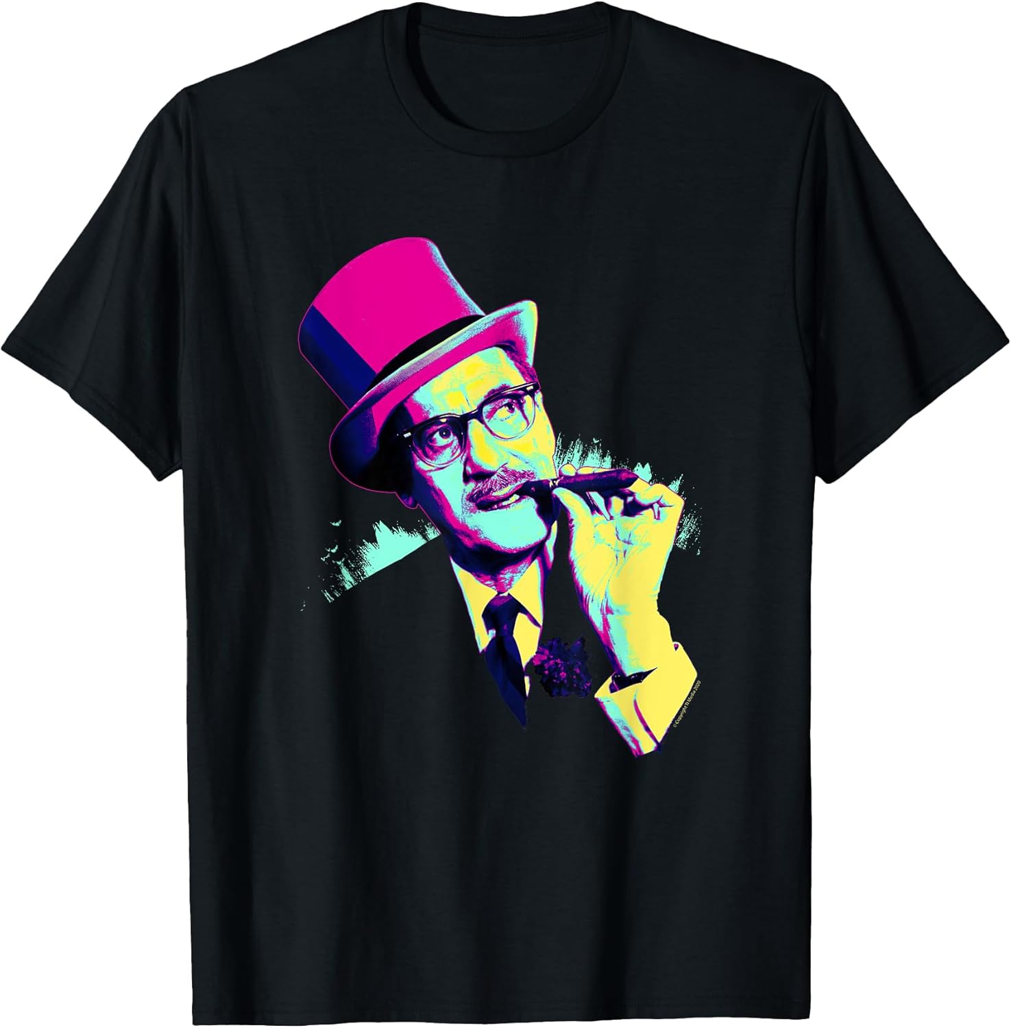 Groucho Marx 1967 Pop Art Stylised - Adult & Kids T-Shirts, Sweatshirts & Hoodies apparel design preview 1