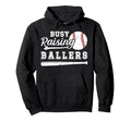 Busy Raising Ballers Baseball Dad Hoodie - Unique Graphic for Adults - T-Shirt, Sweatshirt, Hoodie