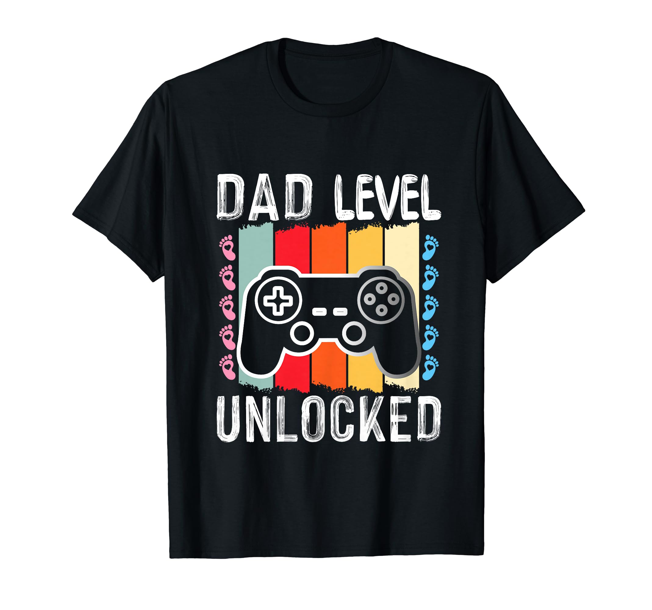 Dad Level Unlocked New Dad Gamer T-Shirt - Casual Everyday Wear for Adults - T-Shirt, Sweatshirt, Hoodie