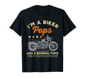 Im Biker Pops Motorcycle Rider Fathers T-Shirt - Minimalist Print Unisex - T-Shirt, Sweatshirt, Hoodie
