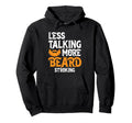 Bearded Facial Hair Fathers Day Dad Hoodie - Streetwear Style Men Women - T-Shirt, Sweatshirt, Hoodie