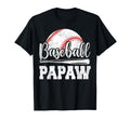 Baseball Papaw Baseball Player Game T-Shirt - Minimalist Print for Adults - T-Shirt, Sweatshirt, Hoodie