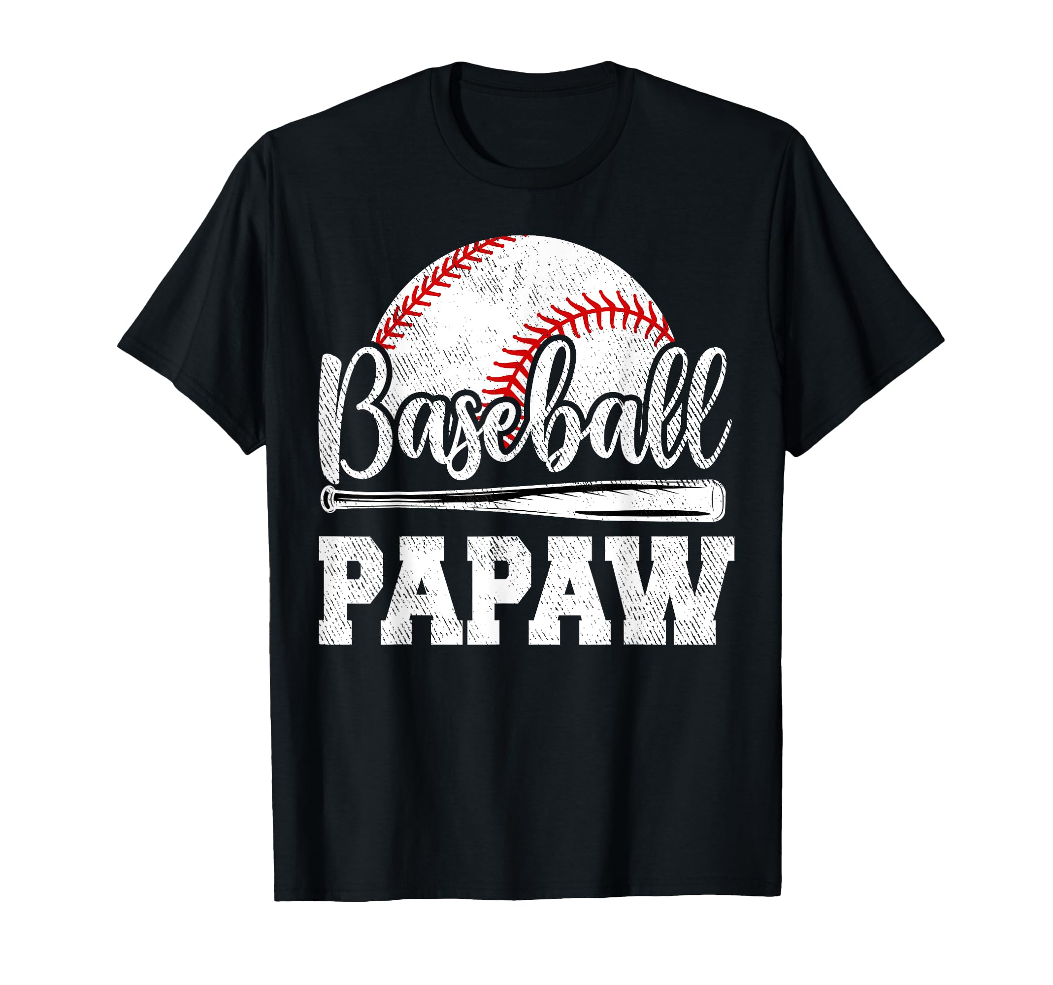 Baseball Papaw Baseball Player Game T-Shirt - Minimalist Print for Adults - T-Shirt, Sweatshirt, Hoodie