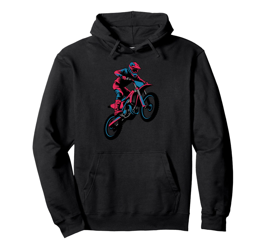 Enduro Off Road Motorcycle Rider Loves Hoodie - Graphic Print Men Women - T-Shirt, Sweatshirt, Hoodie