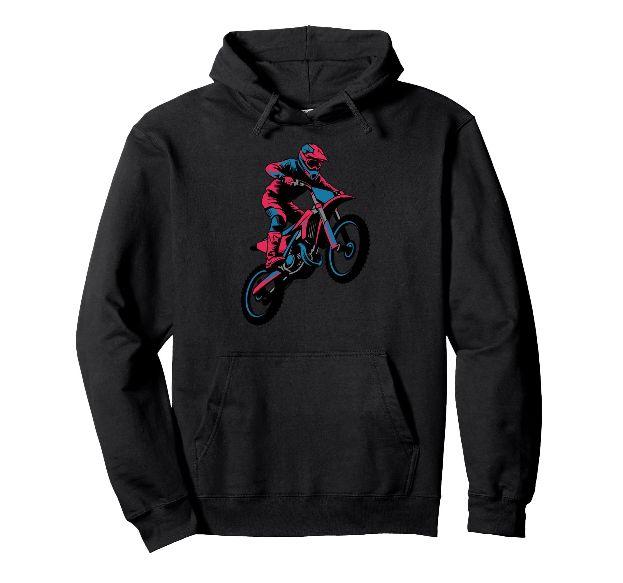 Enduro Off Road Motorcycle Rider Loves Hoodie - Graphic Print Men Women - T-Shirt, Sweatshirt, Hoodie