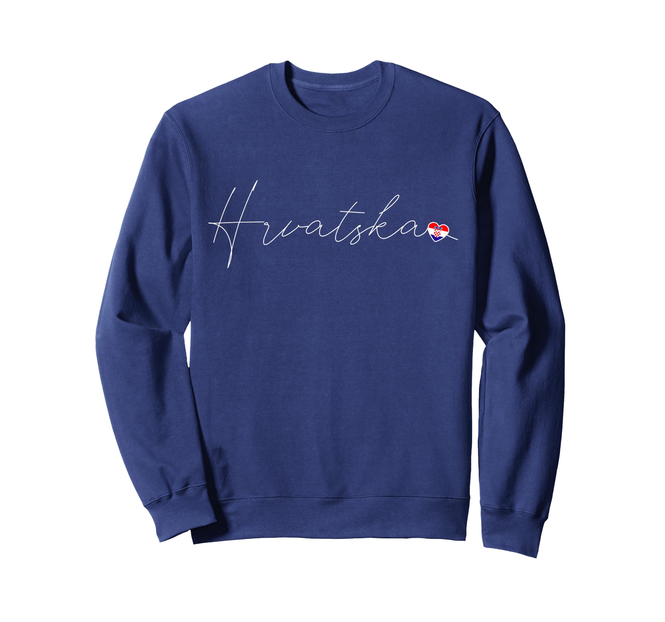 Hrvatska Love Croatian Flag And Sweatshirt - Aesthetic Graphic for Adults - T-Shirt, Sweatshirt, Hoodie