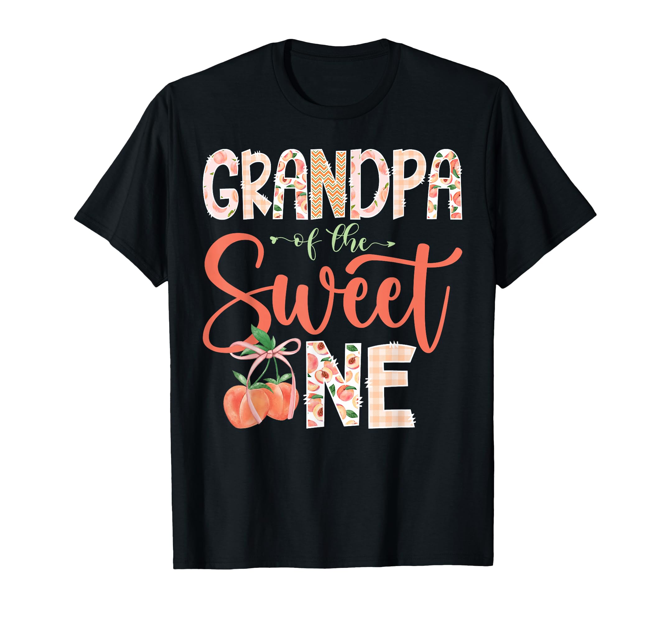 Grandpa Sweet One Peach 1St Birthday T-Shirt - Novelty Apparel Men Women - T-Shirt, Sweatshirt, Hoodie