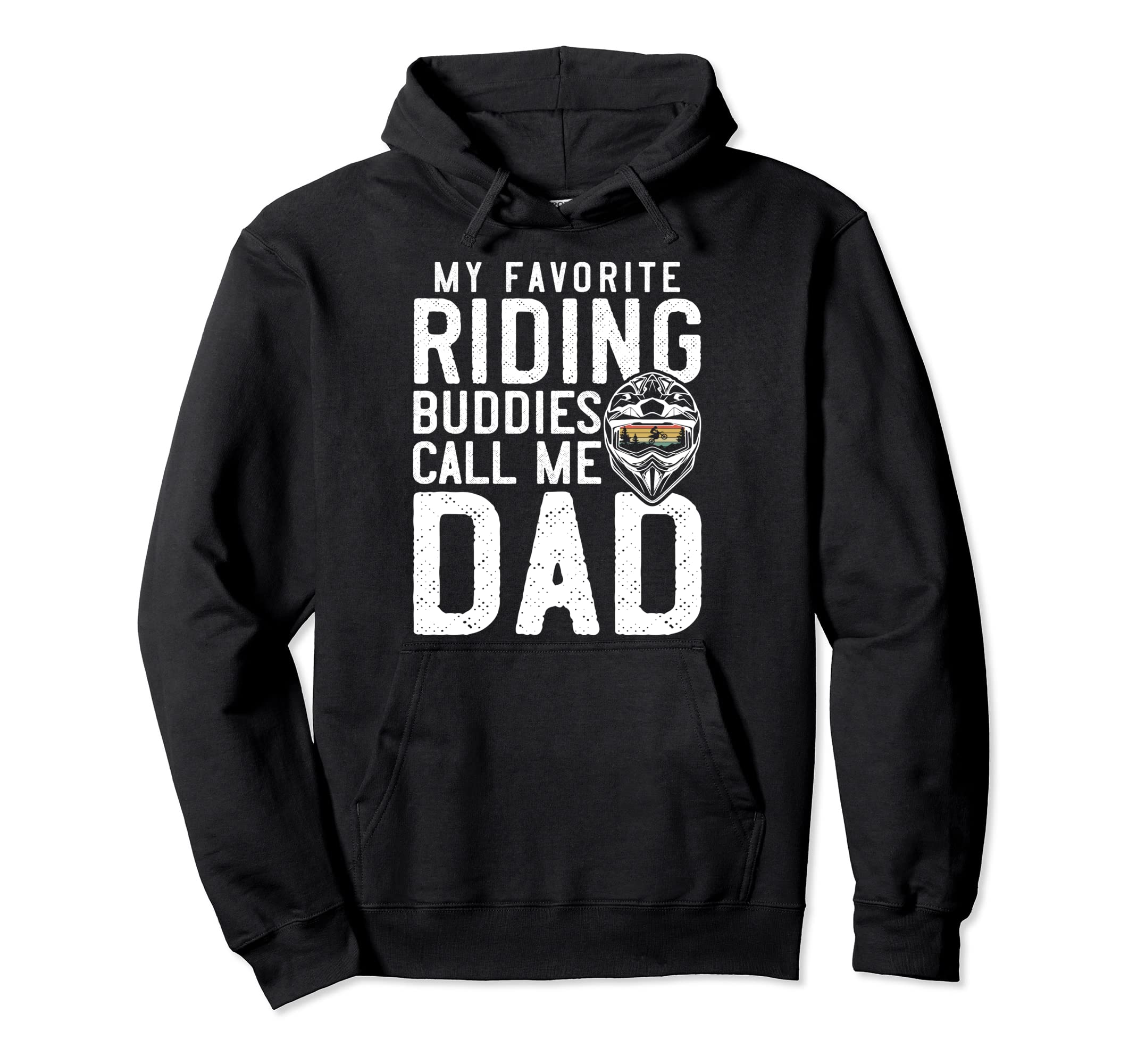 Motocross Dad Dirt Bike Riding Buddies Hoodie - Graphic Print for Adults - T-Shirt, Sweatshirt, Hoodie