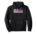 Dad Fathers Day Father Daughters Hoodie - Minimalist Print for Adults - T-Shirt, Sweatshirt, Hoodie