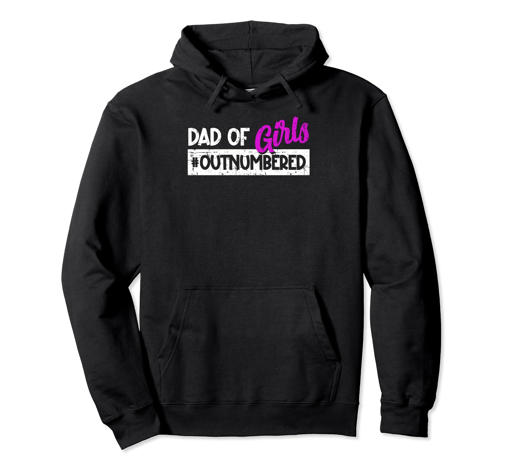 Dad Fathers Day Father Daughters Hoodie - Minimalist Print for Adults - T-Shirt, Sweatshirt, Hoodie