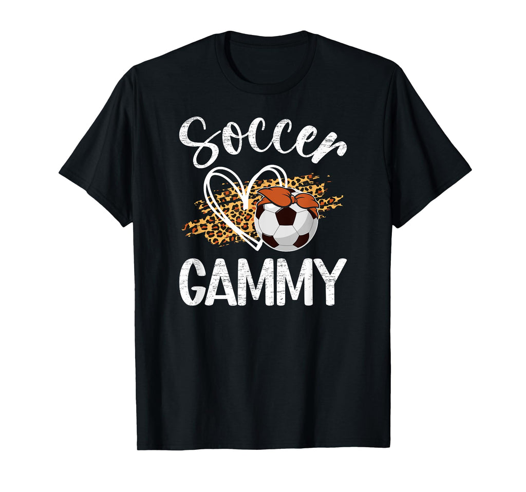 Soccer Gammy Leopard Grandma Gammy T-Shirt - Streetwear Style for Adults - T-Shirt, Sweatshirt, Hoodie