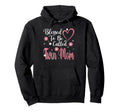 Blessed To Be Called Twin Mom Flower Hoodie - Graphic Print for Adults - T-Shirt, Sweatshirt, Hoodie