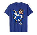 Dabbing Soccer El Salvador Football T-Shirt - Fun Novelty Design Unisex - T-Shirt, Sweatshirt, Hoodie