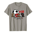 Soccer Mom 10 Custom Number Mothers Day T-Shirt - Graphic Print Men Women - T-Shirt, Sweatshirt, Hoodie
