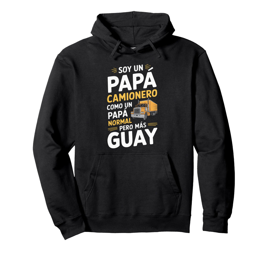 Dad Trucker Funny Truck Fathers Day Hoodie - Custom Art Print Men Women - T-Shirt, Sweatshirt, Hoodie