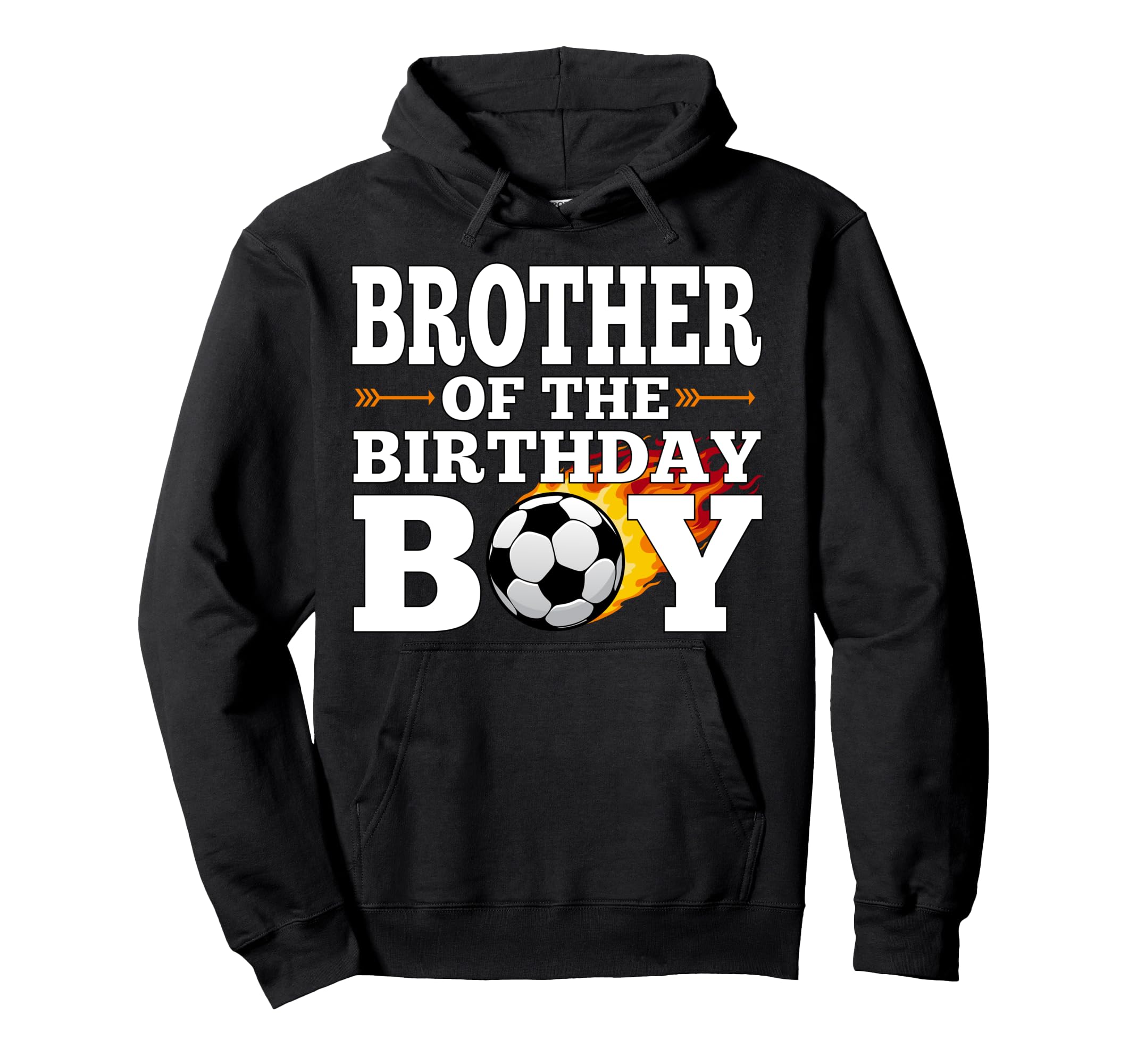 Brother Birthday Soccer Matching Hoodie - Aesthetic Graphic Men Women - T-Shirt, Sweatshirt, Hoodie