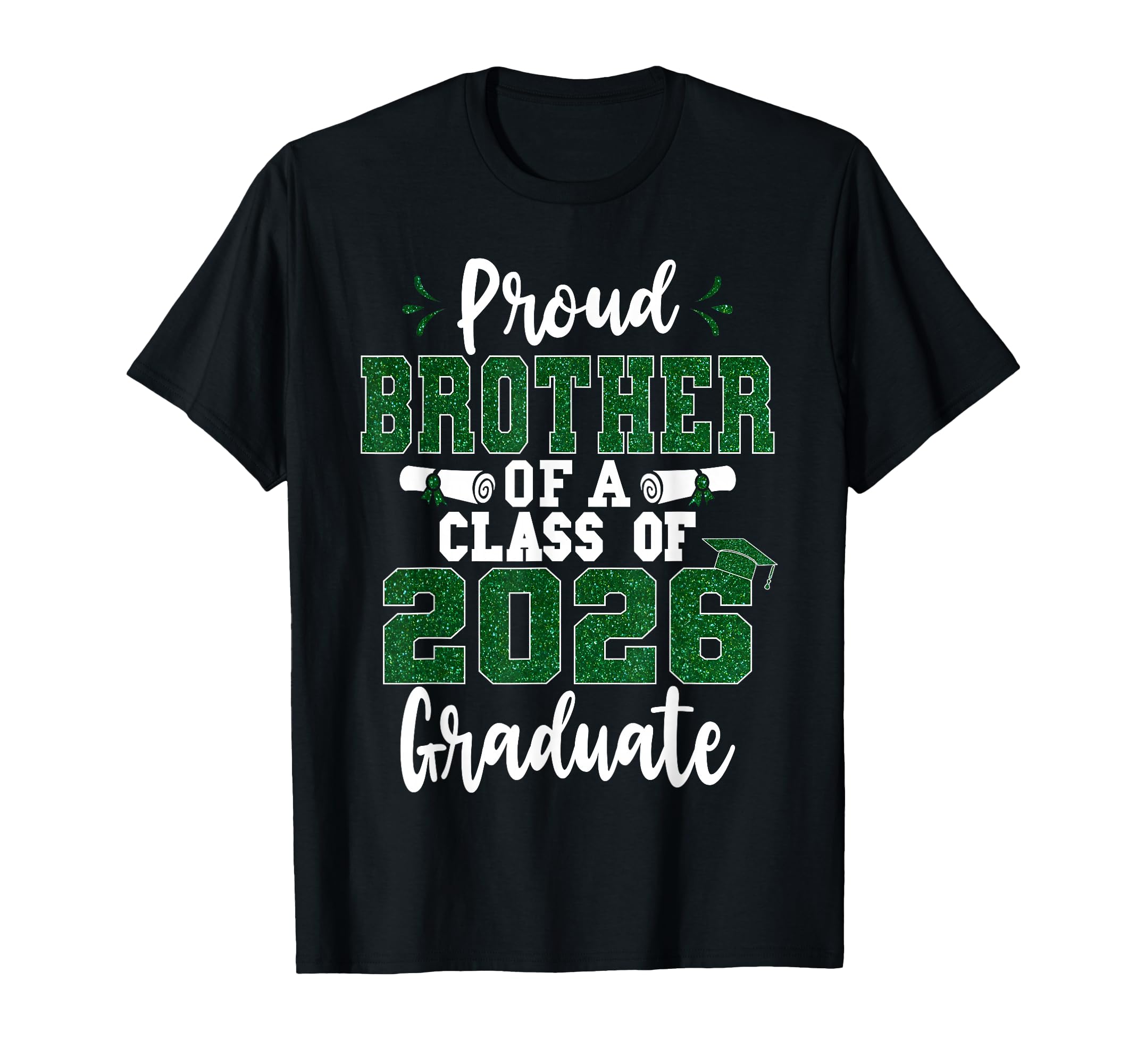 Proud Brother Class 2026 Graduate T-Shirt - Aesthetic Graphic Unisex - T-Shirt, Sweatshirt, Hoodie