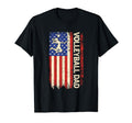 Usa American Flag Proud Volleyball Dad T-Shirt - Streetwear Style Unisex - T-Shirt, Sweatshirt, Hoodie