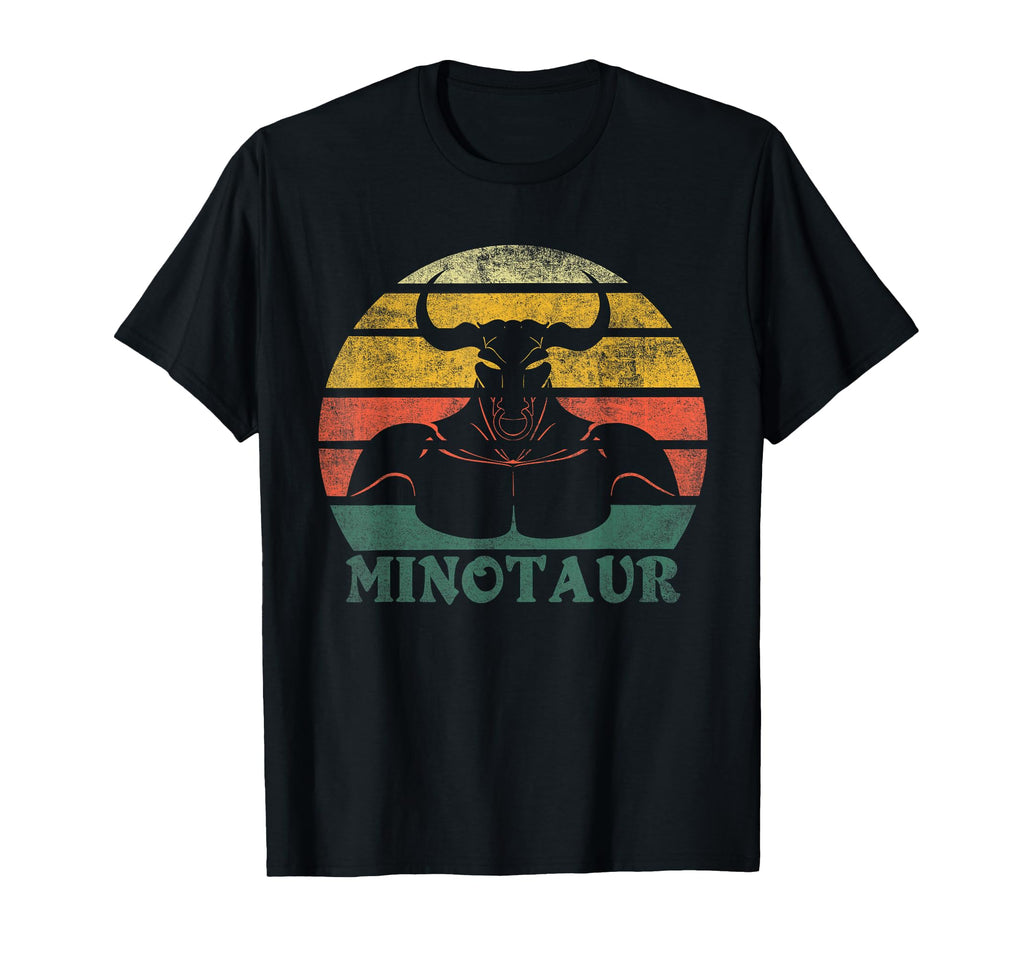 Minotaur Greek Mythology Logo T-Shirt - Minimalist Print Men Women - T-Shirt, Sweatshirt, Hoodie
