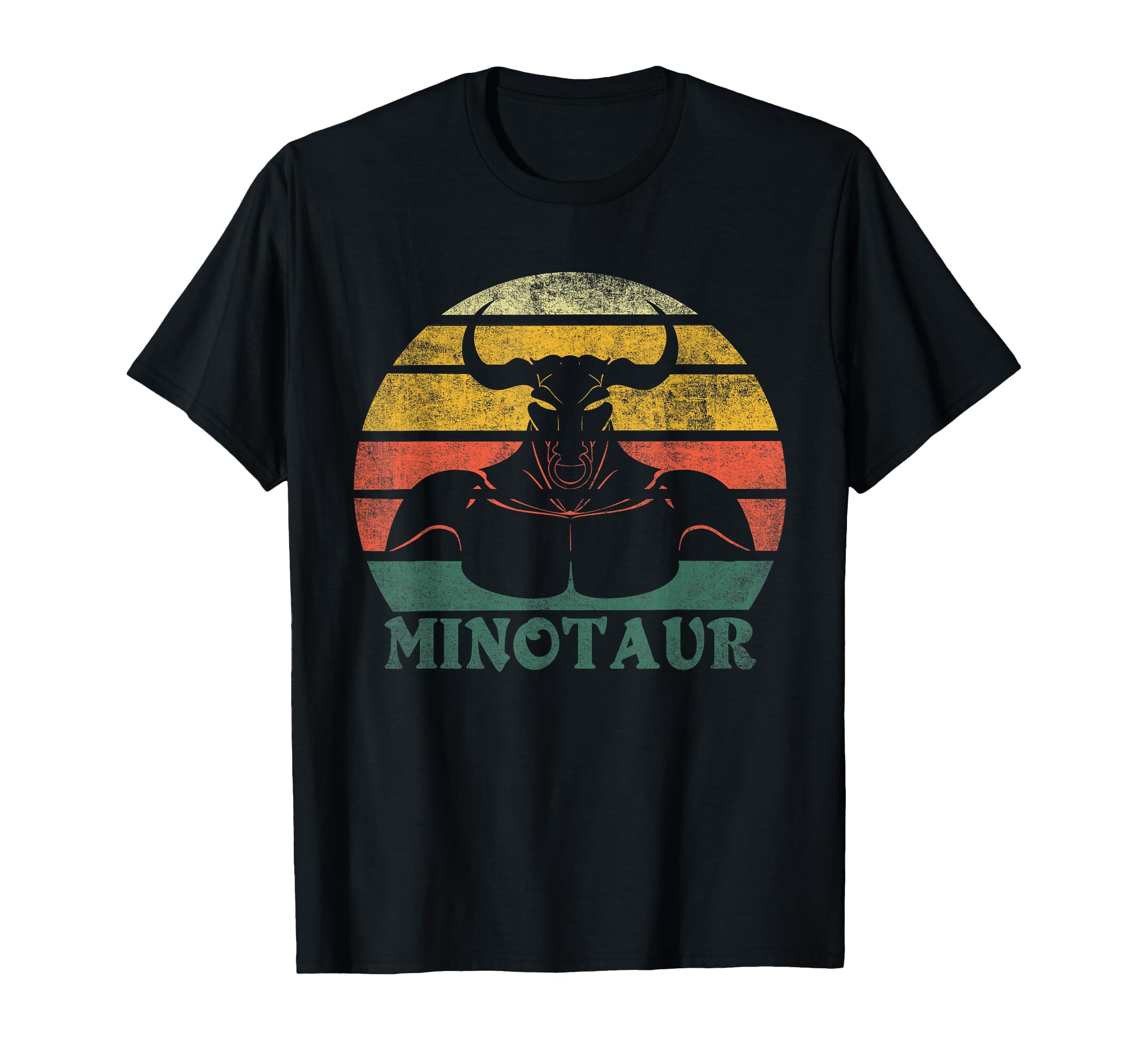 Minotaur Greek Mythology Logo T-Shirt - Minimalist Print Men Women - T-Shirt, Sweatshirt, Hoodie