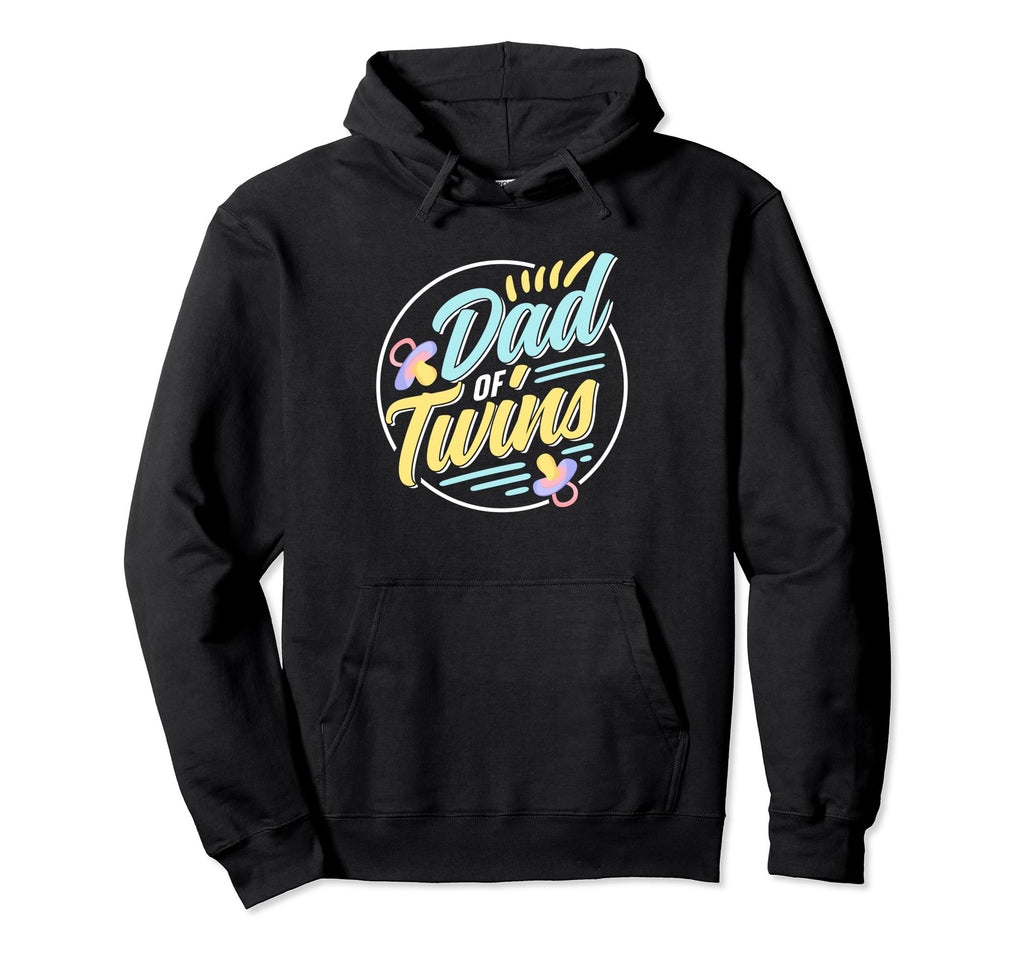 Dad Twins Twin Father Daddy Papa Hoodie - Streetwear Style for Adults - T-Shirt, Sweatshirt, Hoodie
