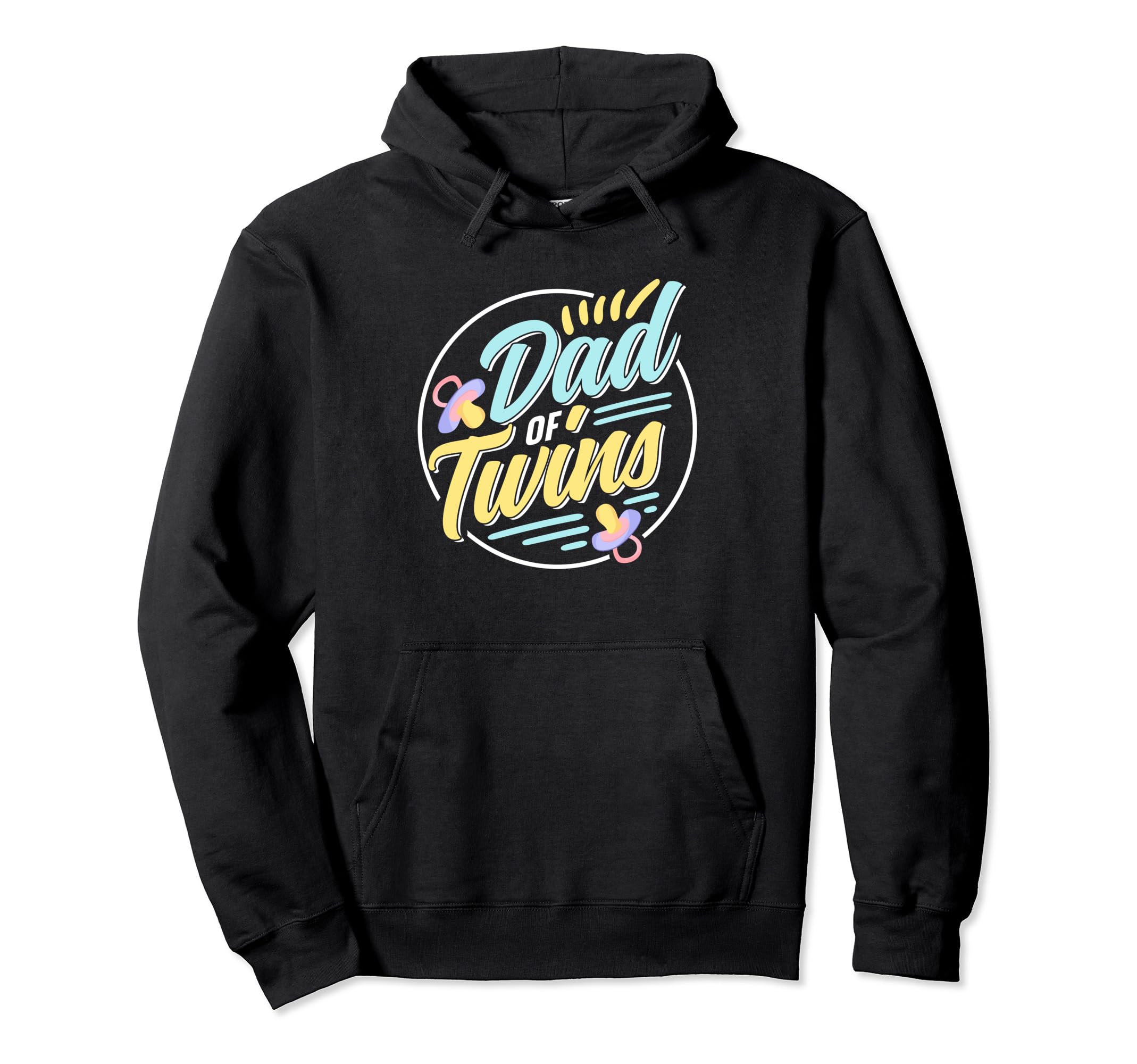 Dad Twins Twin Father Daddy Papa Hoodie - Streetwear Style for Adults - T-Shirt, Sweatshirt, Hoodie