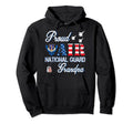 Proud Air National Guard Grandpa Air Hoodie - Casual Everyday Wear Unisex - T-Shirt, Sweatshirt, Hoodie