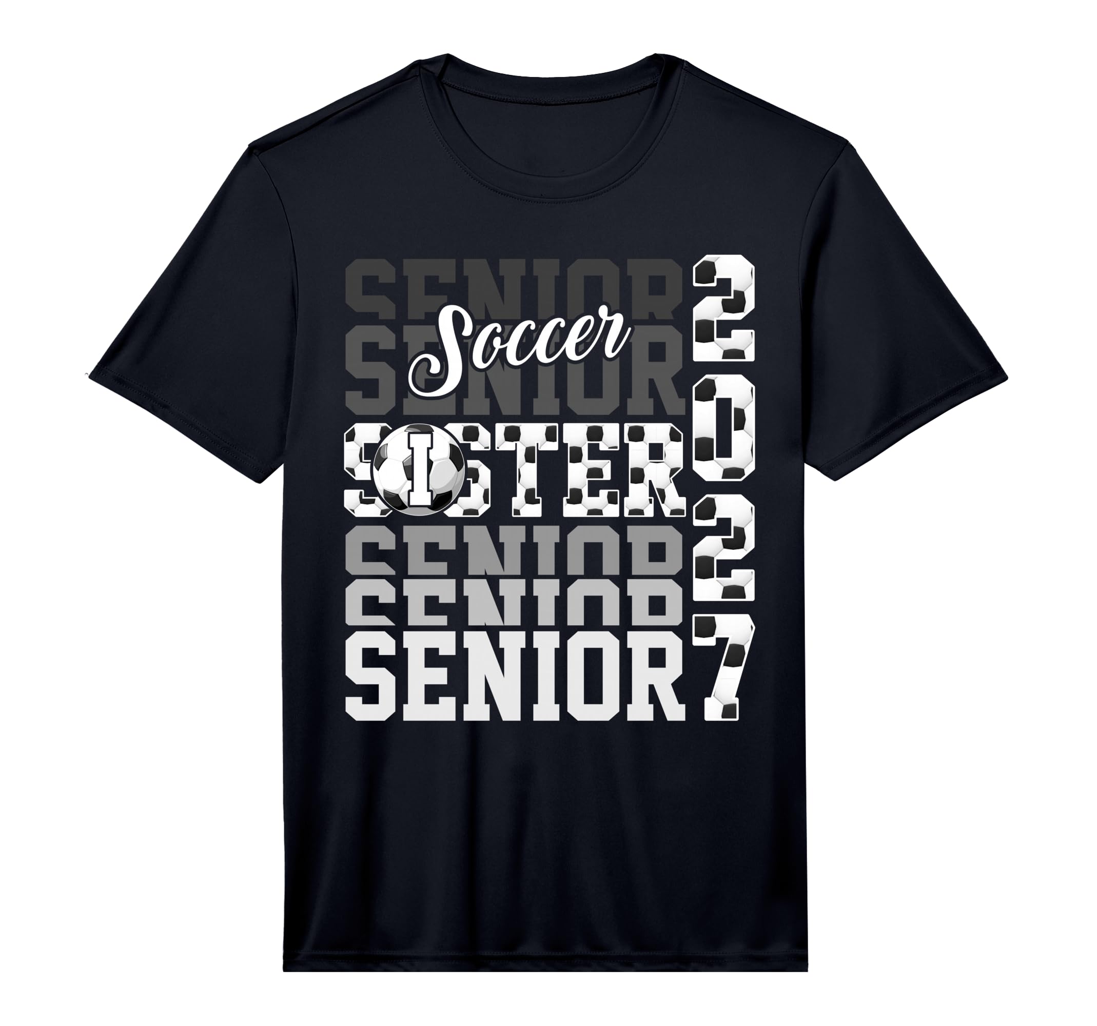 Senior 2027 Soccer Sister Proud Family T-Shirt - Fun Novelty Design Unisex - T-Shirt, Sweatshirt, Hoodie