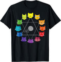 Cat Themed Artist Color Wheel Educational Art - Adult & Kids T-Shirts, Sweatshirts & Hoodies apparel design preview 1