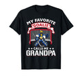 My Favorite Goalie Calls Me Grandpa T-Shirt - Custom Art Print for Adults - T-Shirt, Sweatshirt, Hoodie