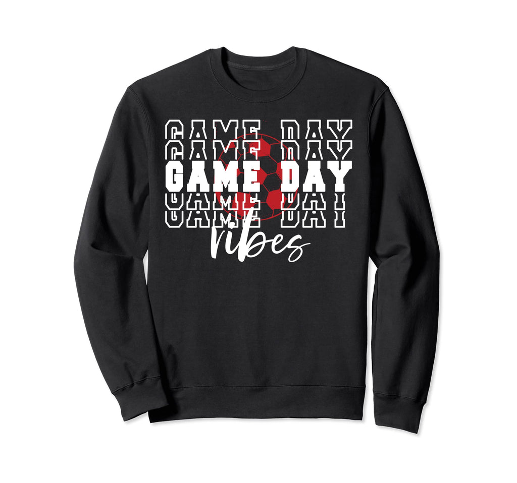 Game Day Vibes Soccer Game Day Sweatshirt - Minimalist Print for Adults - T-Shirt, Sweatshirt, Hoodie