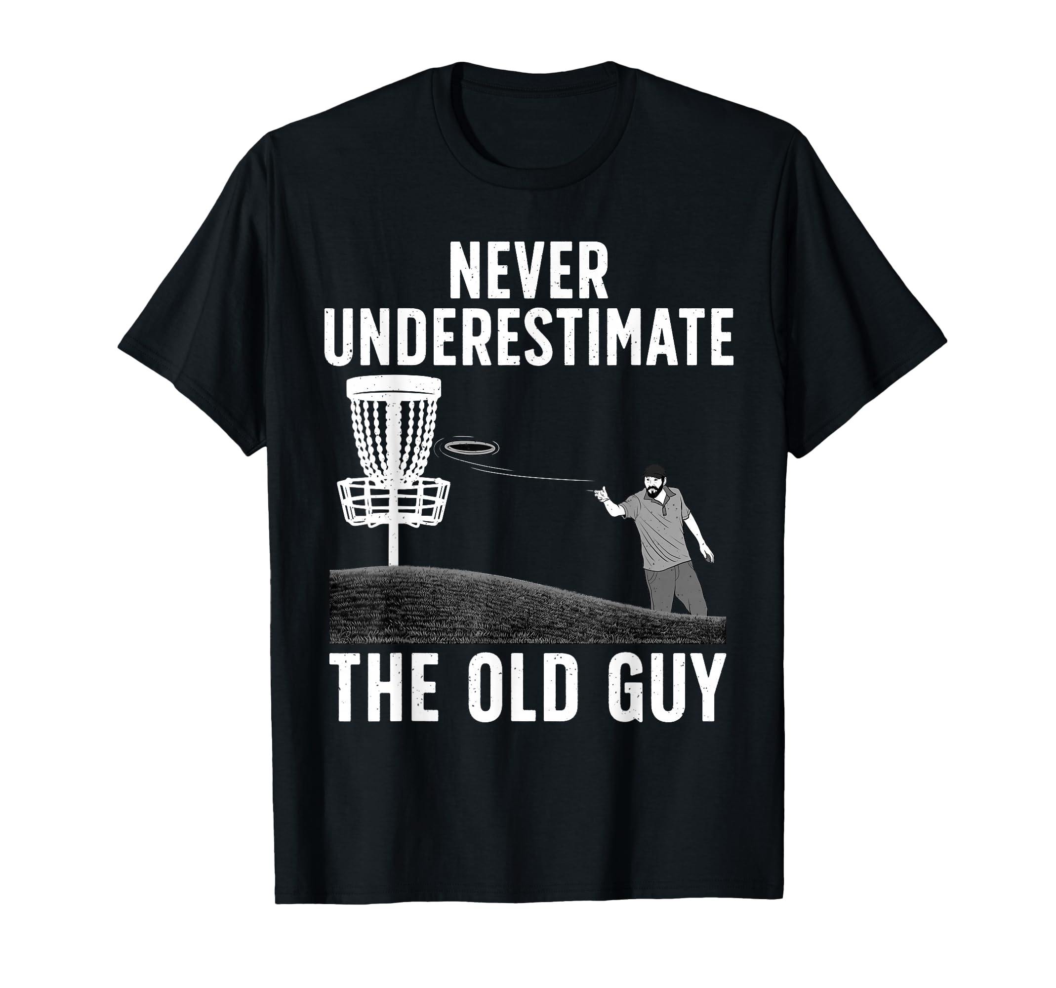 Disc Golf Dad Grandpa Disc Golf T-Shirt - Aesthetic Graphic for Adults - T-Shirt, Sweatshirt, Hoodie