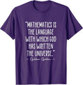 Galileo Inspirational Mathematics Quote Mathematician - Adult & Kids T-Shirts, Sweatshirts & Hoodies apparel design preview 1