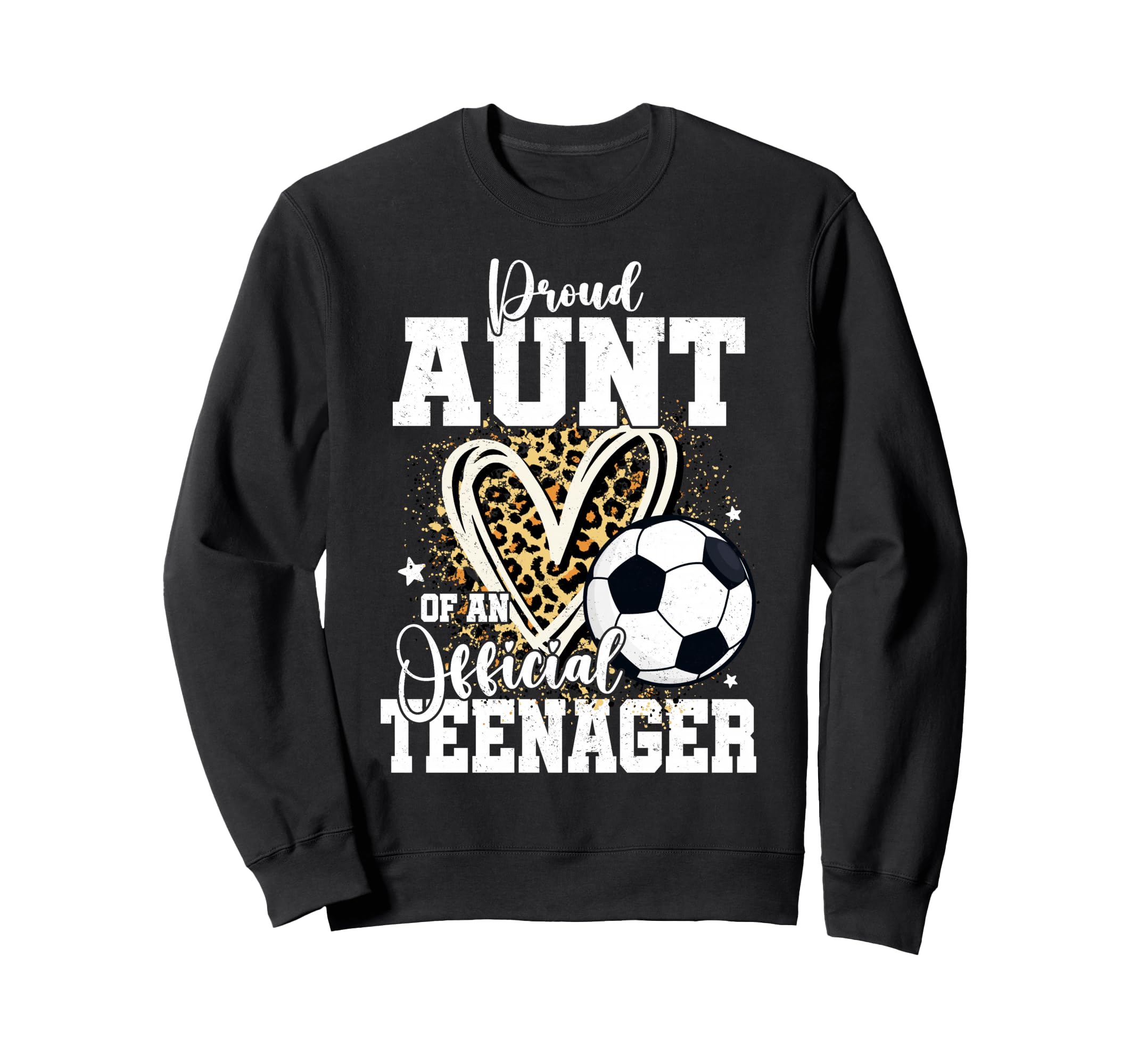 Proud Aunt Teenager 13Th Birthday Sweatshirt - Minimalist Print for Adults - T-Shirt, Sweatshirt, Hoodie