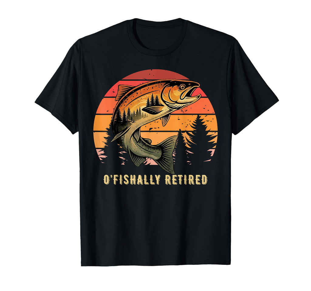 Fishing Dad Fishing Grandpa Joke Lucky T-Shirt - Custom Art Print Unisex - T-Shirt, Sweatshirt, Hoodie