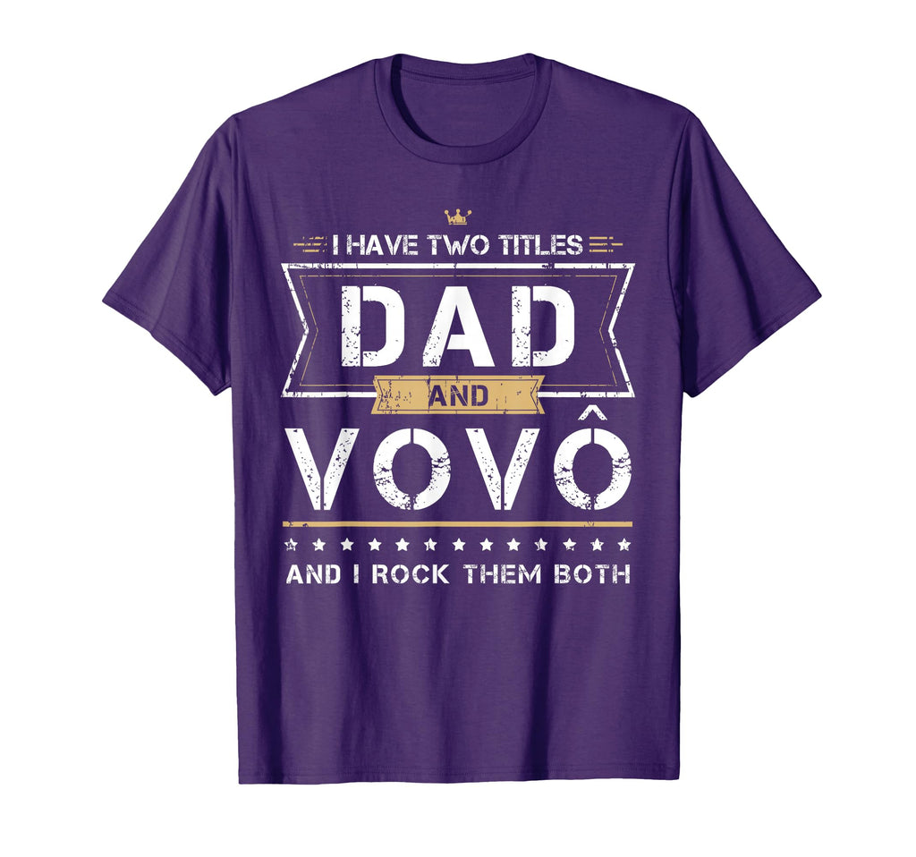 Dad Vovo Portuguese Grandpa I T-Shirt - Casual Everyday Wear Men Women - T-Shirt, Sweatshirt, Hoodie