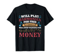 Will Play Harmonica Free Harmonica T-Shirt - Aesthetic Graphic Men Women - T-Shirt, Sweatshirt, Hoodie