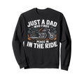 Motorcycle Dad Motorcyle Rider Daddy Sweatshirt - Custom Art Print Unisex - T-Shirt, Sweatshirt, Hoodie