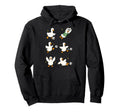 Silly Goose Playing Soccer Player Hoodie - Minimalist Print for Adults - T-Shirt, Sweatshirt, Hoodie