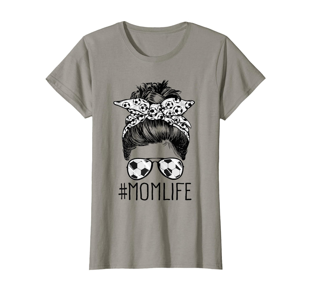 Mom Life Soccer Mom Mothers Day Messy T-Shirt - Novelty Apparel for Adults - T-Shirt, Sweatshirt, Hoodie