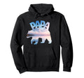 Papa Bear Outdoor Nature Camping Wildlife Hoodie - Custom Art Print Unisex - T-Shirt, Sweatshirt, Hoodie