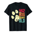 462 Dog Years Old Funny Dog Lovers 66Th T-Shirt - Trendy Graphic Unisex - T-Shirt, Sweatshirt, Hoodie