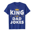 Mens King Dad Jokes Crown Rad Jokes T-Shirt - Unique Graphic Men Women - T-Shirt, Sweatshirt, Hoodie