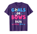 Goals Or Bows Papa Lover You Gender T-Shirt - Minimalist Print for Adults - T-Shirt, Sweatshirt, Hoodie